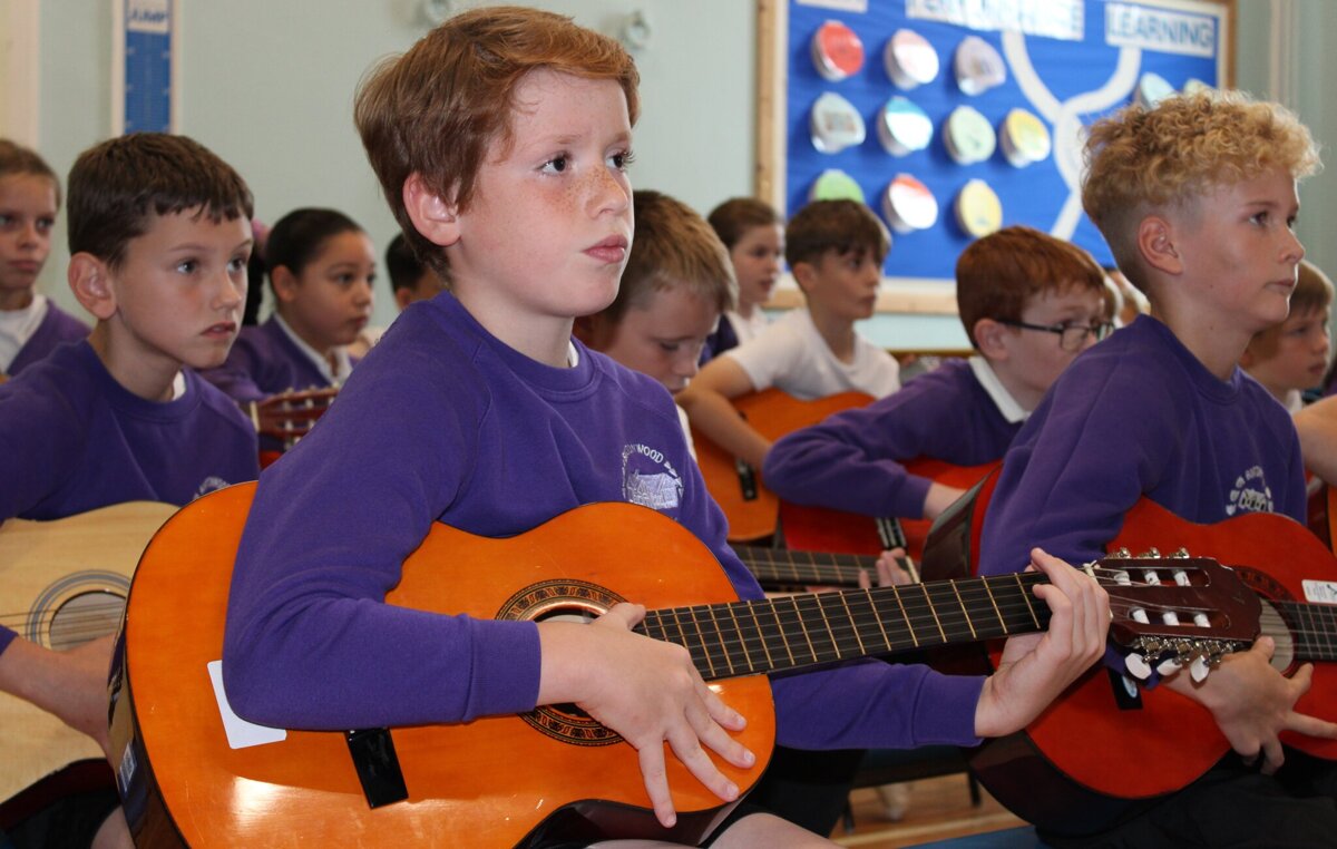 Image of Year 4 Guitar Assembly