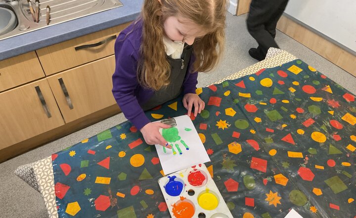 Image of Reception Christmas Art