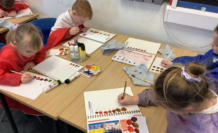 Image of Year 2 Art - Exploring Colour Mixing