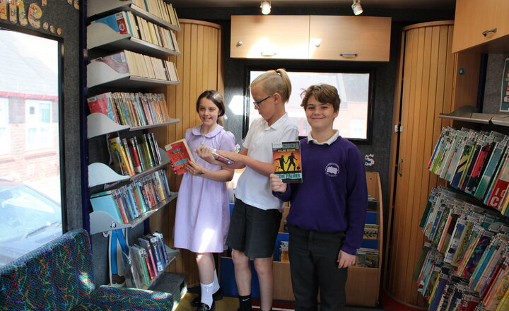 Image of Book Bus Visit