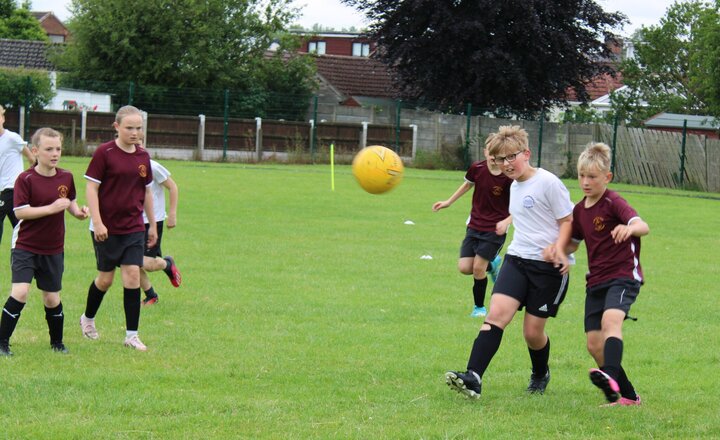 Image of Year 6 Football Match with St Paul of the Cross