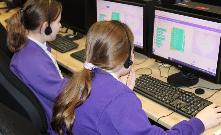 Image of Year 5 Computing Using 'Scratch'