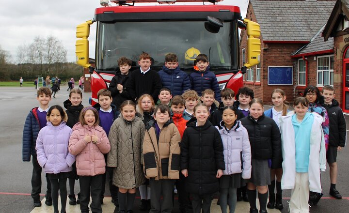 Image of Cheshire Fire Brigade Visit Year 5 2026