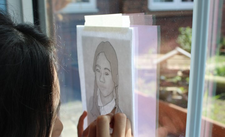 Image of Year 5 Art - Expressive Portraits 2026