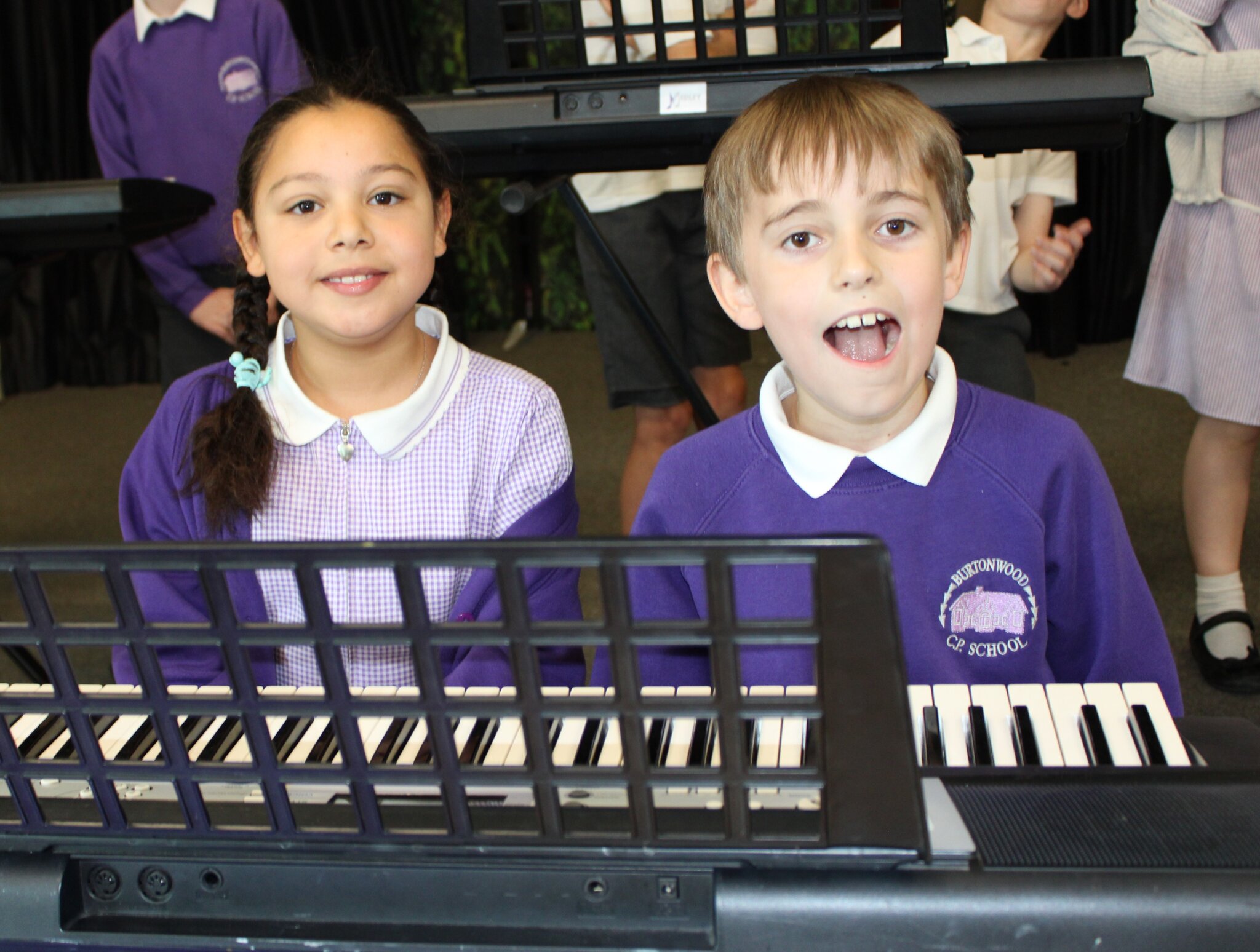 Image of Year 3 students showcase impressive keyboard skills 