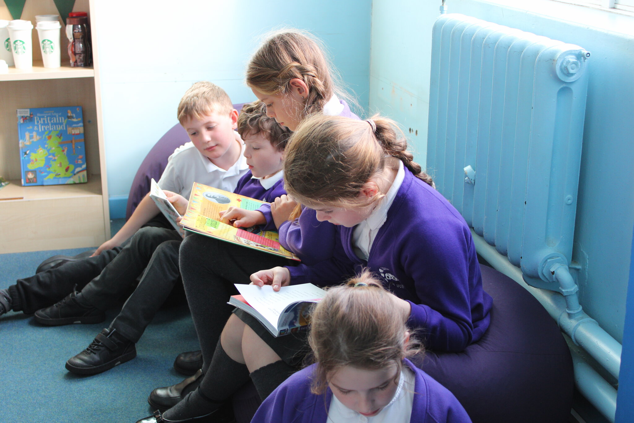 Image of Year 5 Students Take Charge as Library Monitors, Promoting a Love for Reading