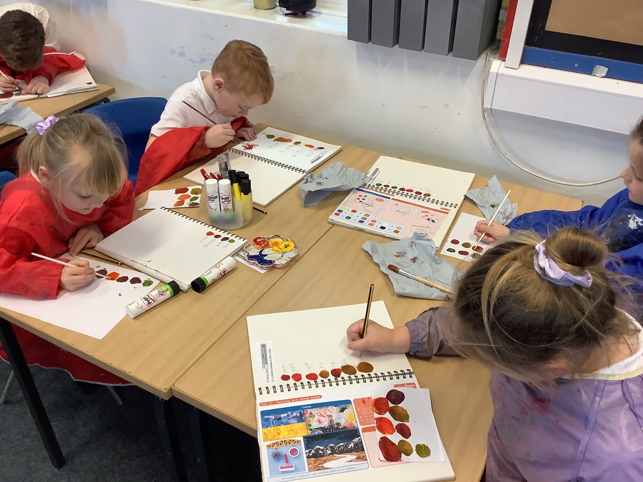 Image of Year 2 Art - Exploring Colour Mixing