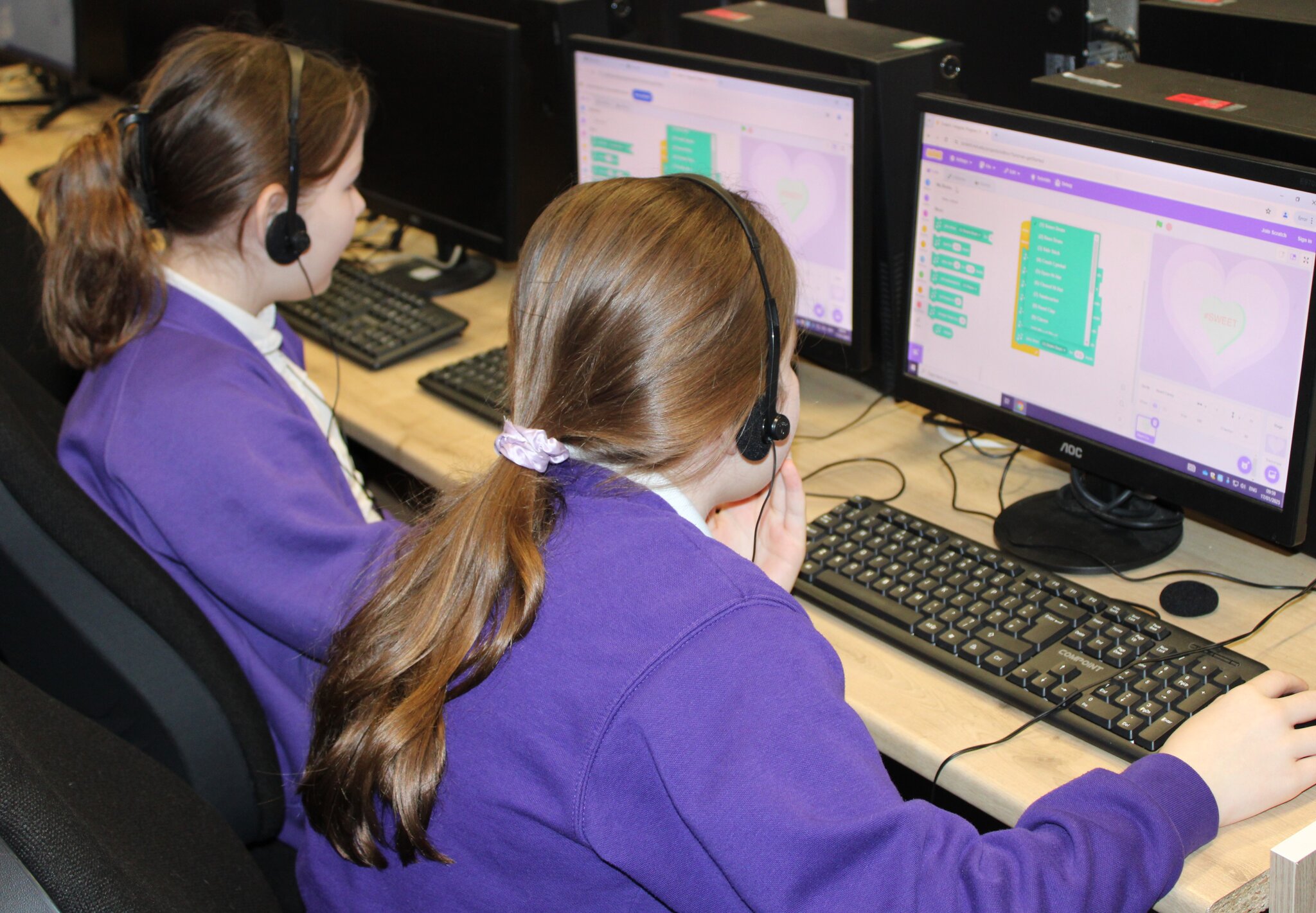 Image of Year 5 Computing Using 'Scratch'