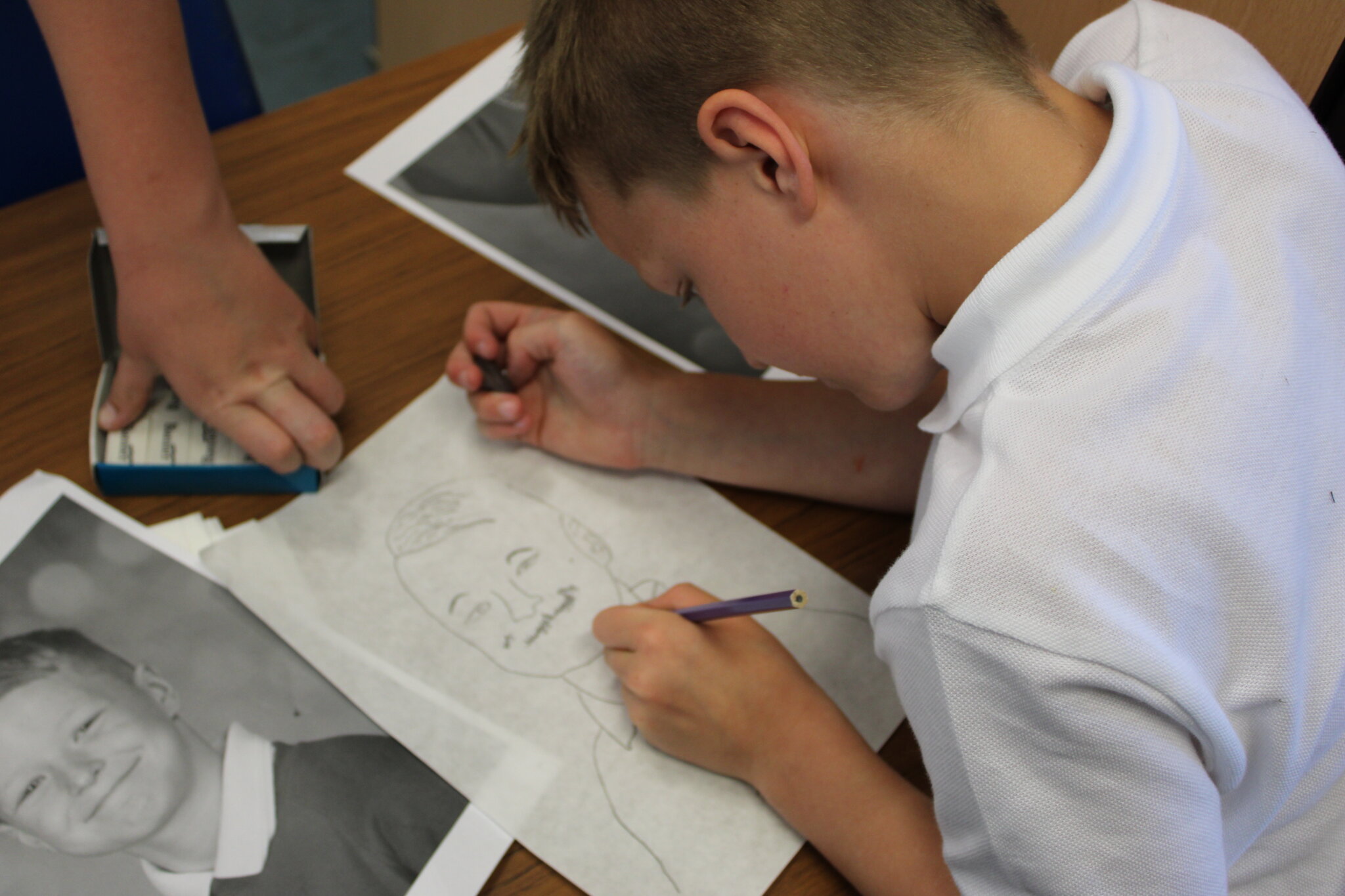 Image of Year 5 Art - Creative Self-Portrait Project