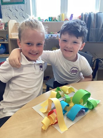 Image of Year 1 Paper Sculptures