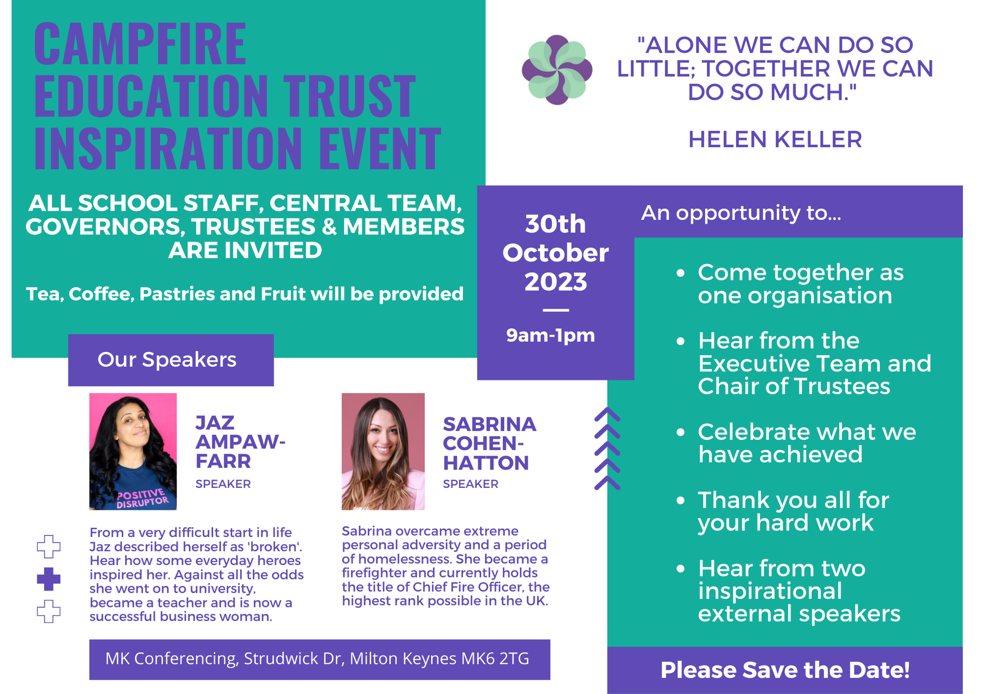 Image of CAMPFIRE EDUCATION TRUST INSPIRATION EVENT