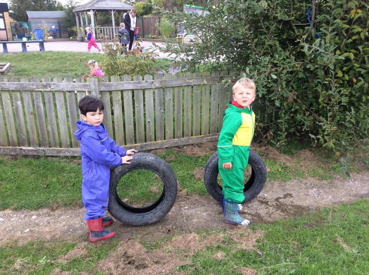 Tyre Rolling | Carleton Green Community Primary School