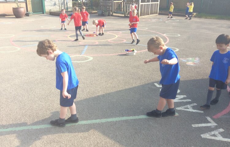 Image of PE in the sunshine!