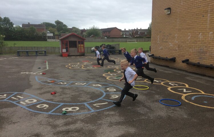 Image of Bean bag race