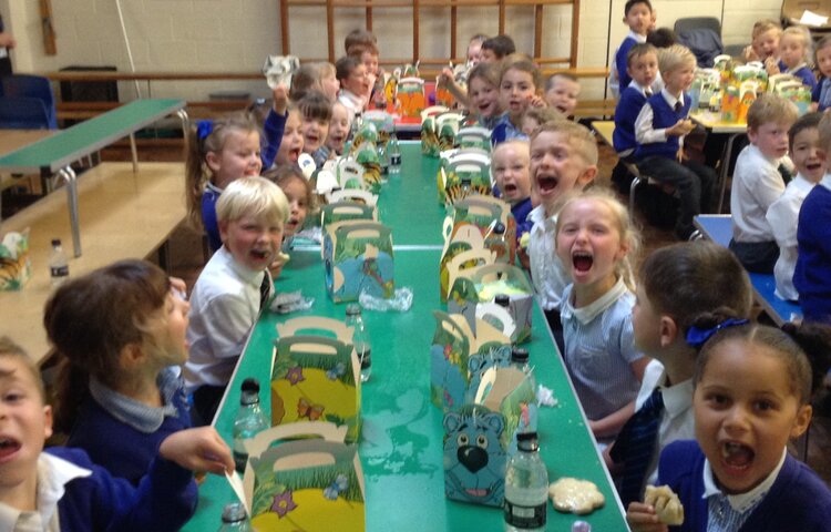 Image of Ducklings  Indoor Picnic!