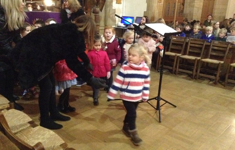 Image of Little Chicks at the Carol Concert