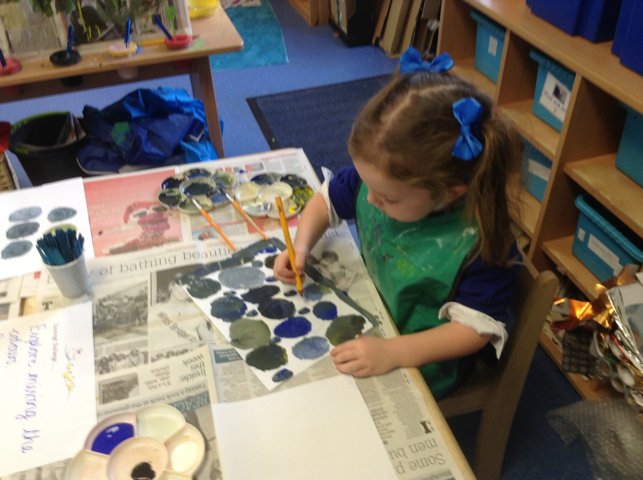 Image of Exploring mixing colours