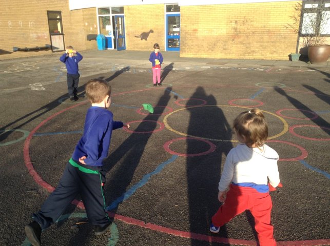 Image of Learning to throw underarm