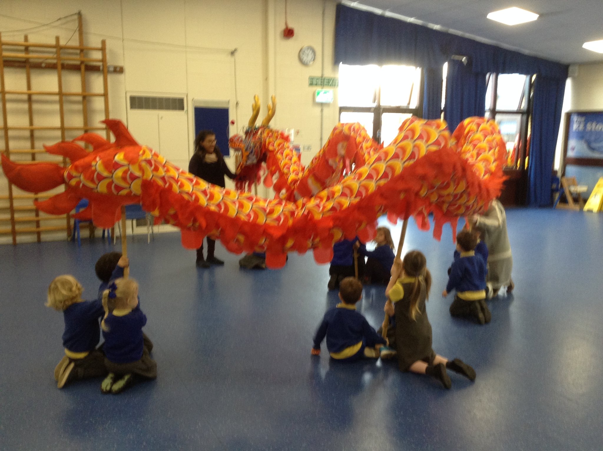 Image of Little Chicks Dragon Dance