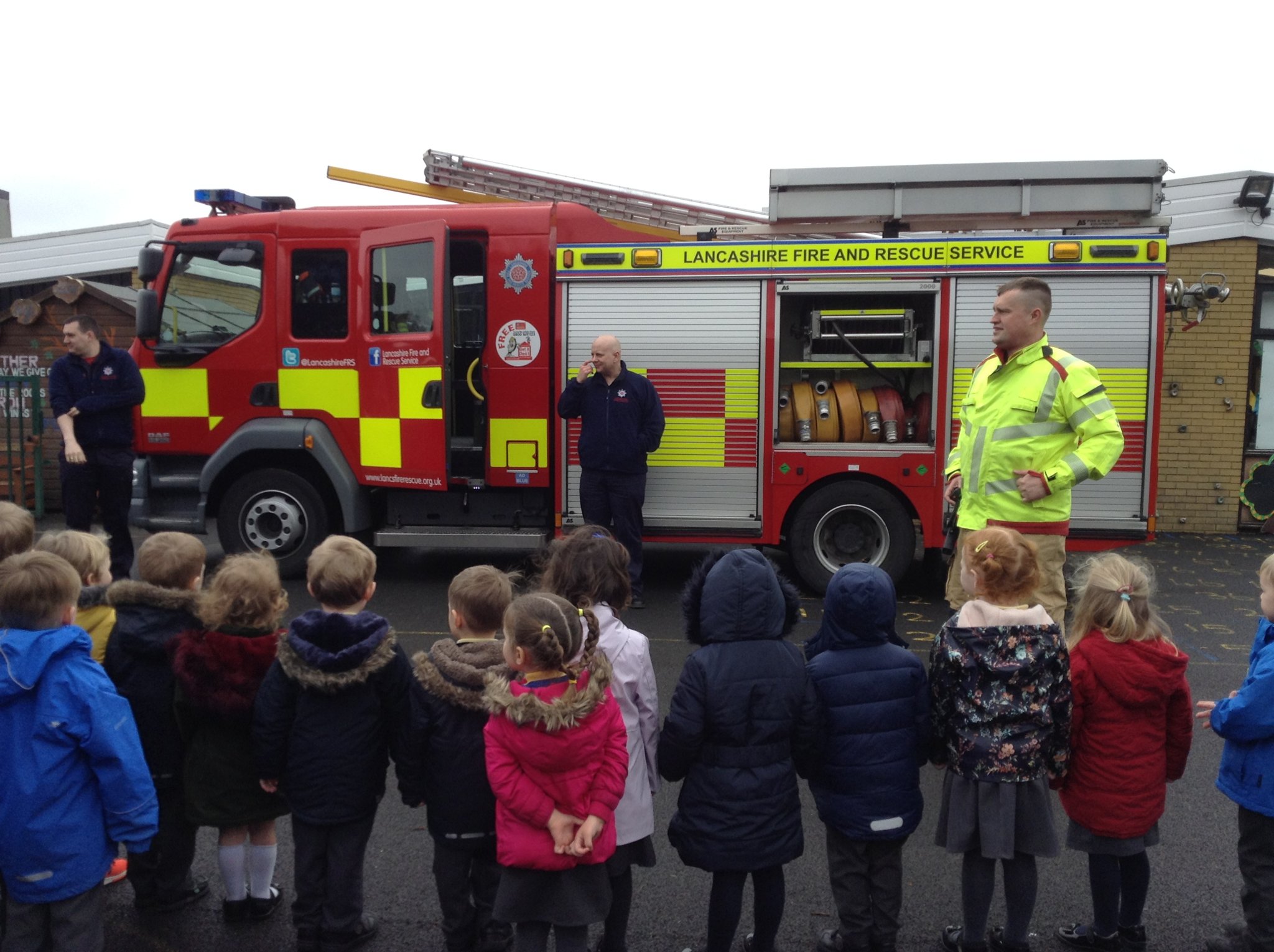 Image of Fire engine visit