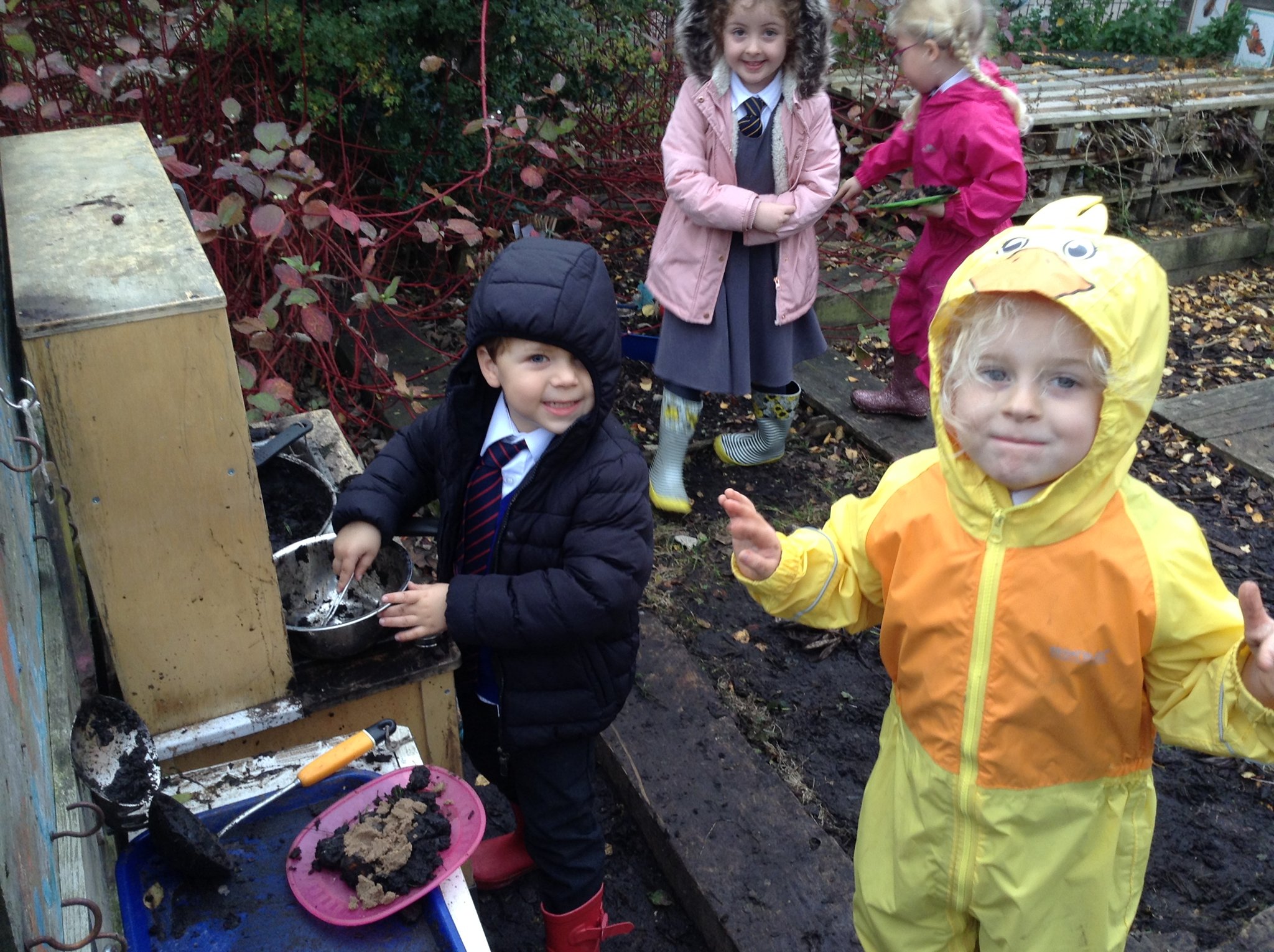 Image of Mud kitchen fun