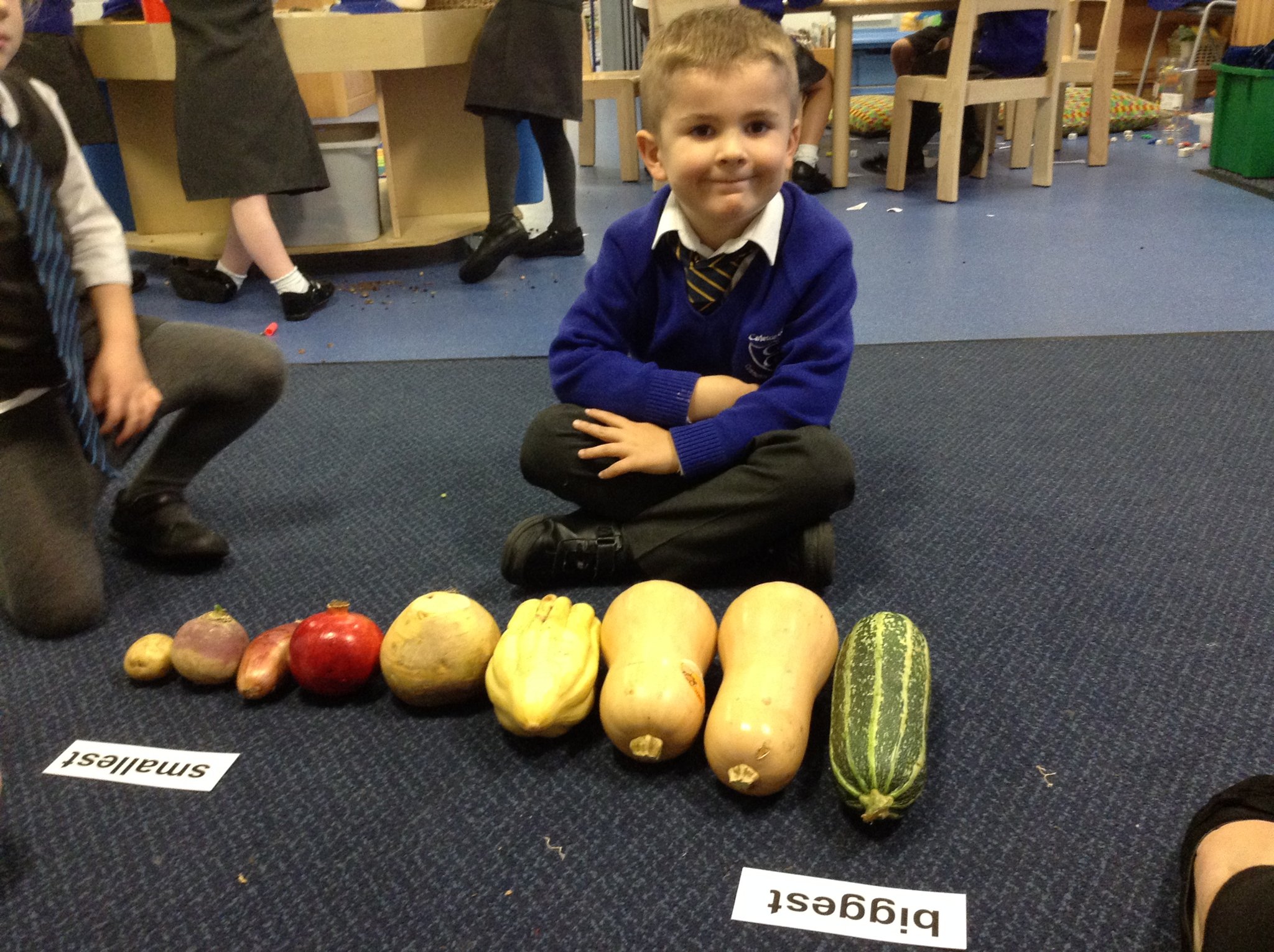 Image of Ordering Autumn vegetables 