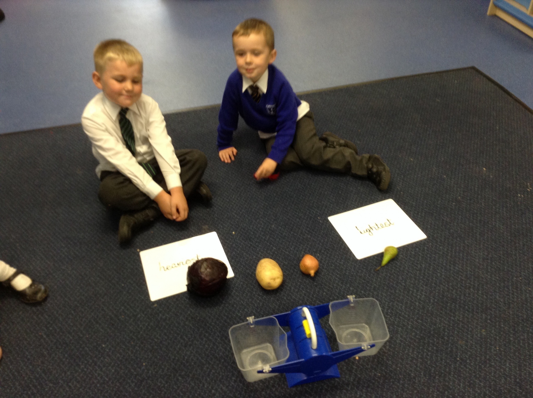 Image of Weighing fruit and vegetables