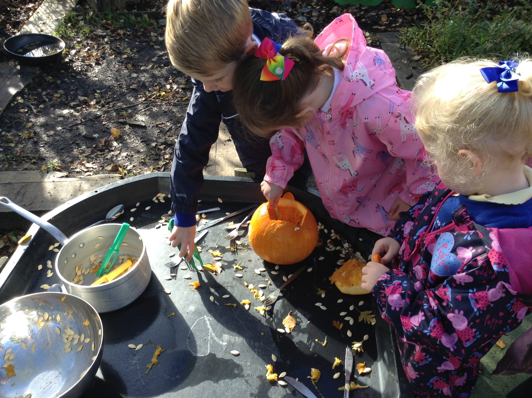 Image of Pumpkin Messy play 