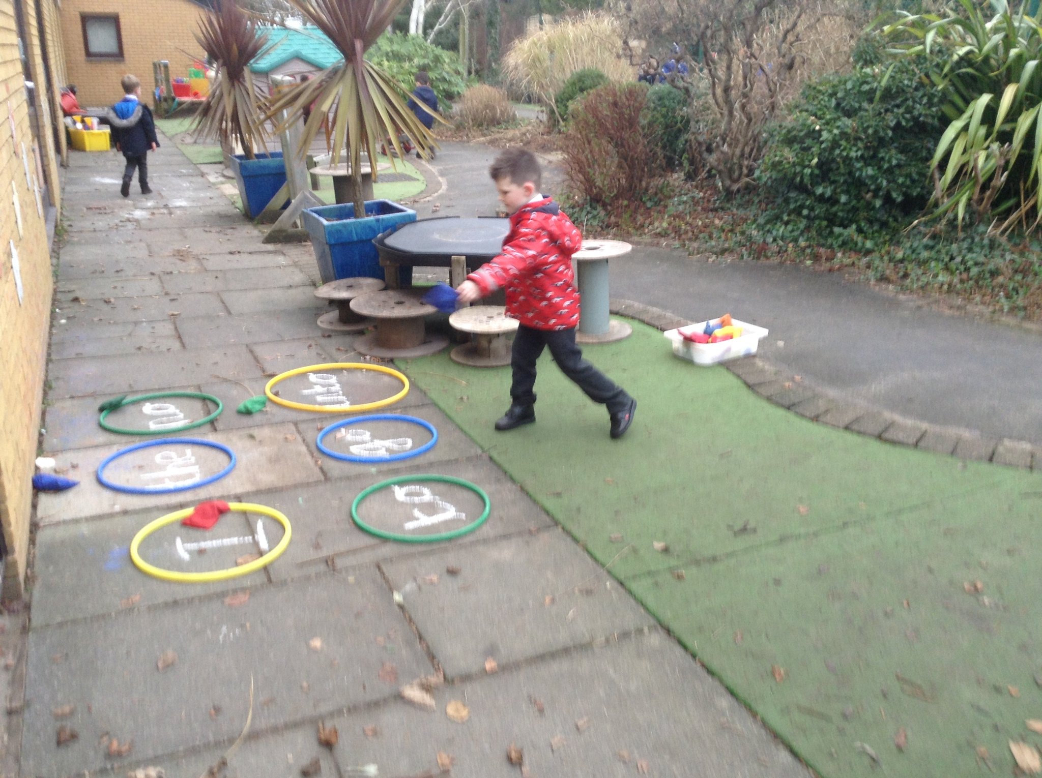 Image of Practising throwing