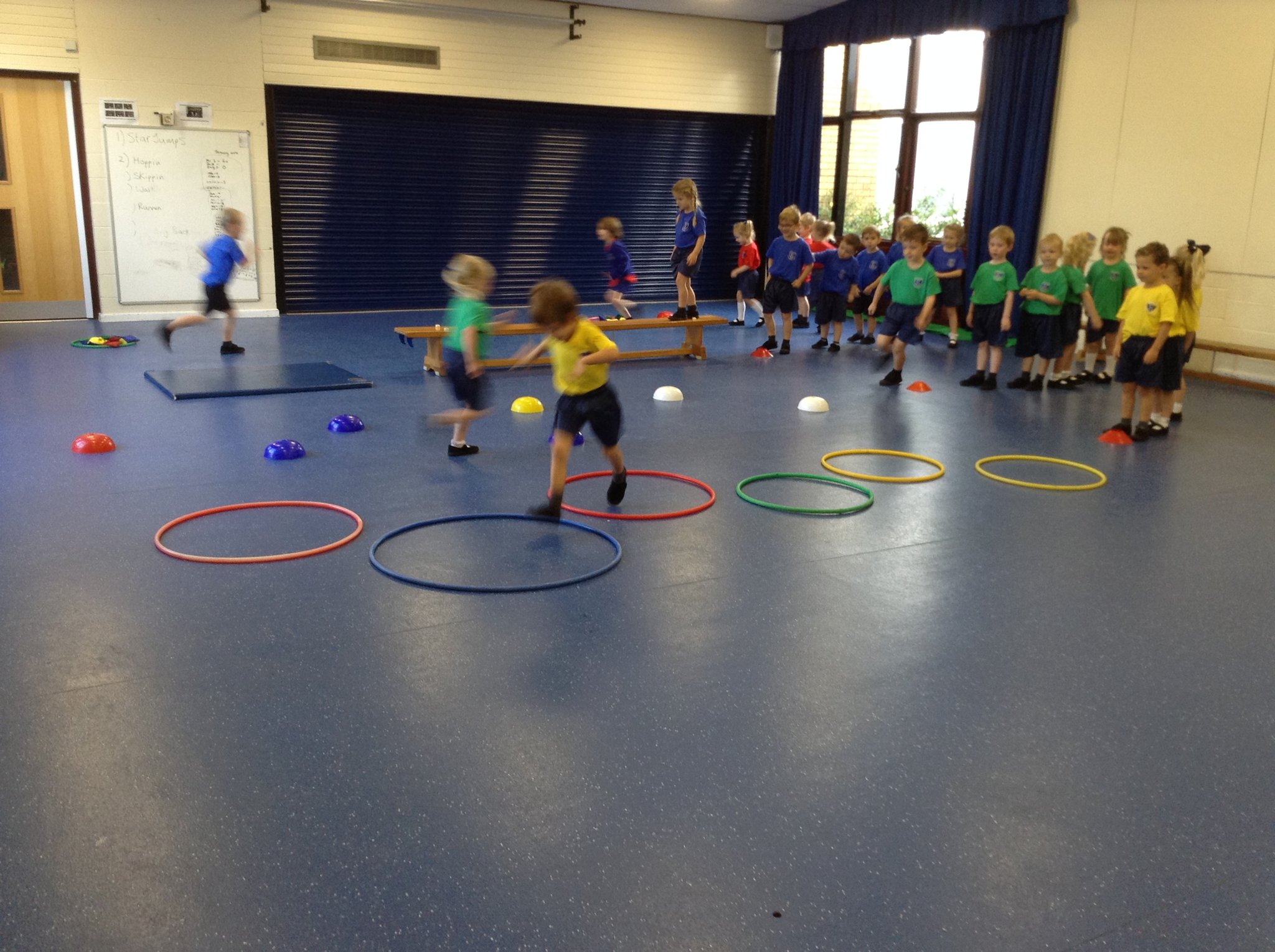 Image of P.E in full swing! 