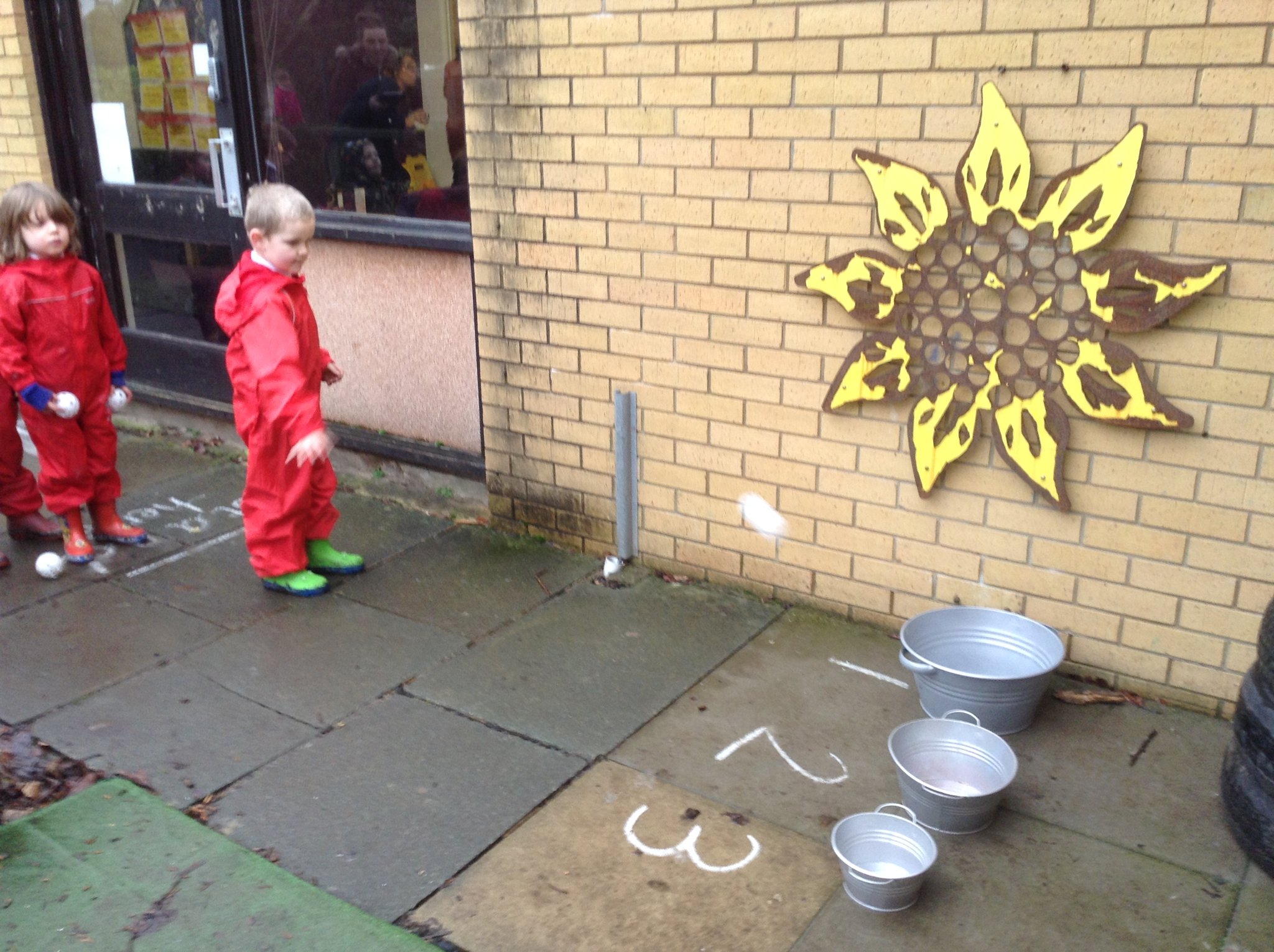 Image of Throwing snowballs