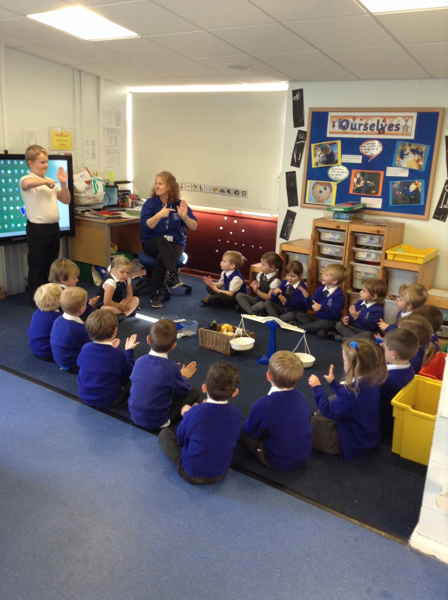 Image of Ducklings learn sign language