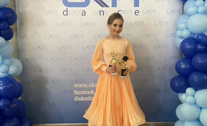 Isabella at the UKA competition at Whitby Pavilion