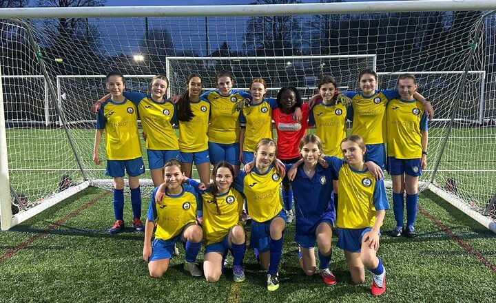 Team Carmel girls victory in English Schools Football Association Cup