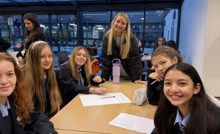 Carmel College's young Vincentians planning for Lent 