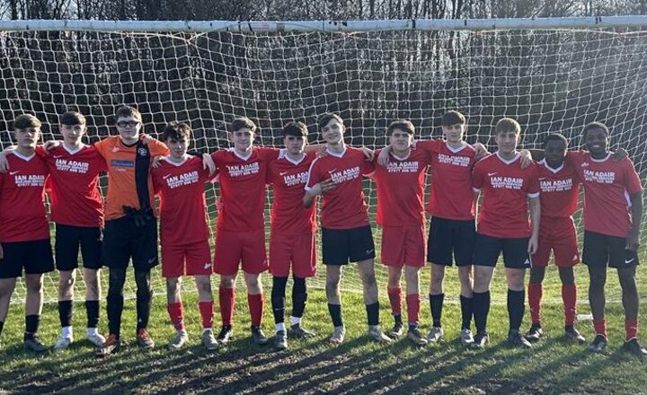 Carmel U19 boys celebrating their place in the Country Cup semi-finals
