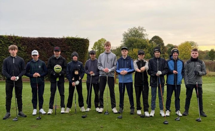 Carmel College students at their first ever Gold competition, hosted at Blackwell Golf Club