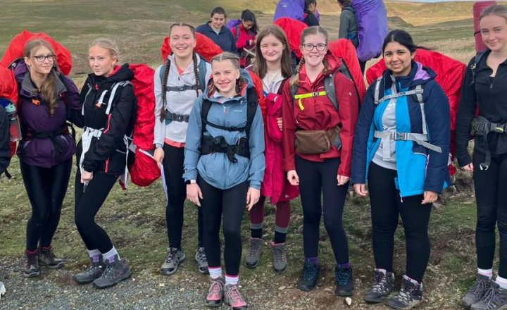 Carmel College,  Year 10 students during their DofE in the Yorkshire countryside