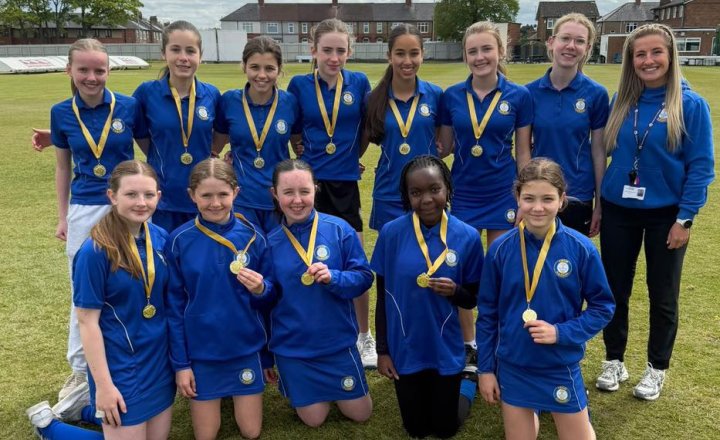Carmel College, Year 7 and 8 girls, crowned Darlington Town Cricket Champions