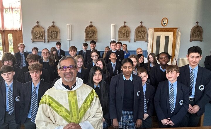 Carmel College enjoy their first Mass of Eastertide