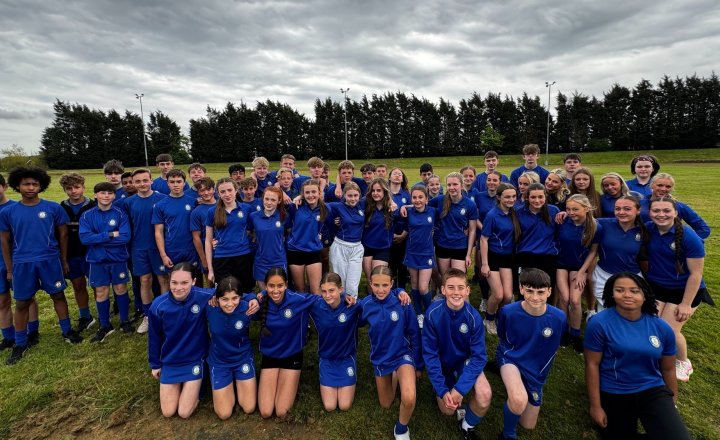 Team Carmel at the English Schools Track and Field Cup