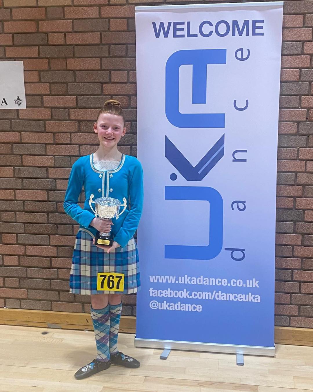 Carmel College Year 7 student, Katie Robinson, at the UKA Pre Championship Competition