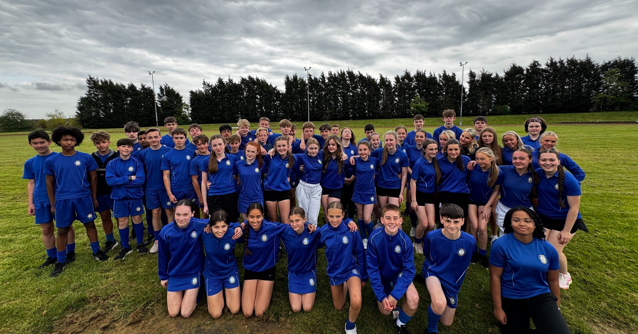 Team Carmel at the English Schools Track and Field Cup