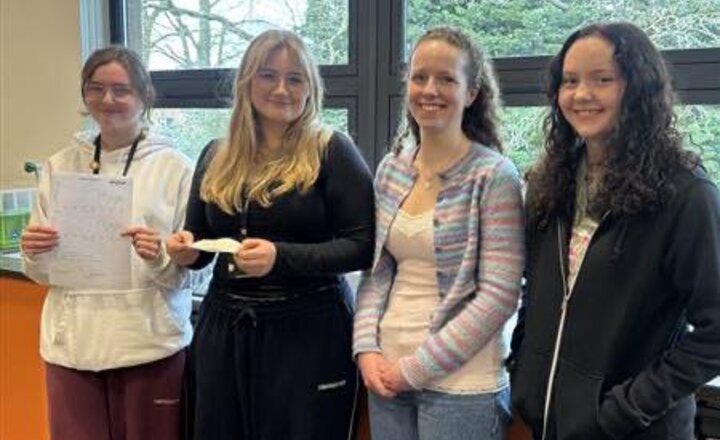 Carmel Sixth Form Chemistry students during their lab session with Dr Peter Hoare from Newcastle University