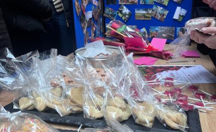 Carmel Sixth Form students stall to help raise money for their Peru trip