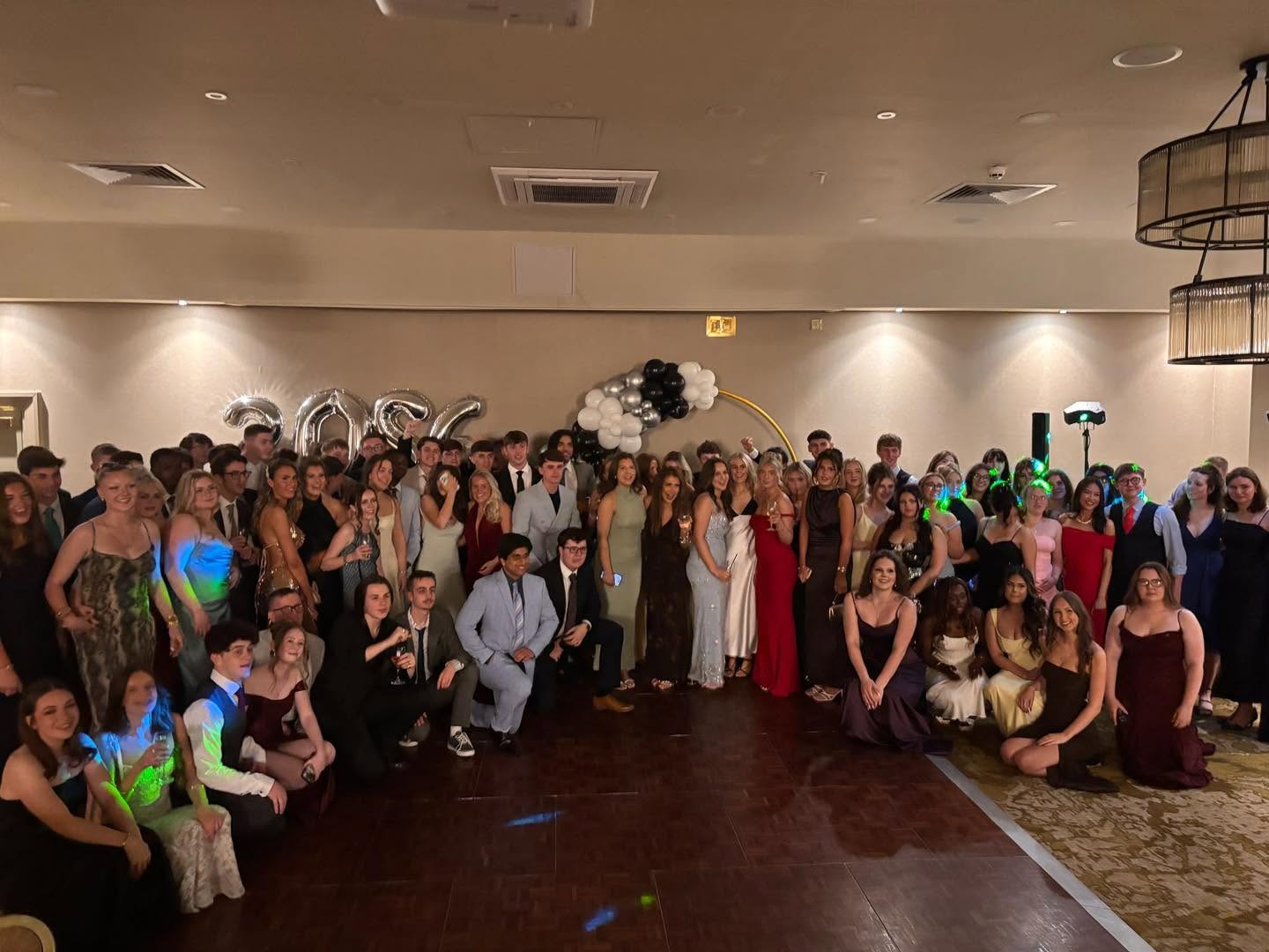 A celebratory group photo for our Year 13 leavers for 2026