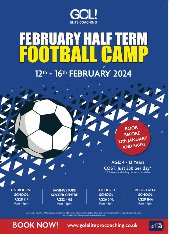 Image of GOL! February Half Term Football Camp