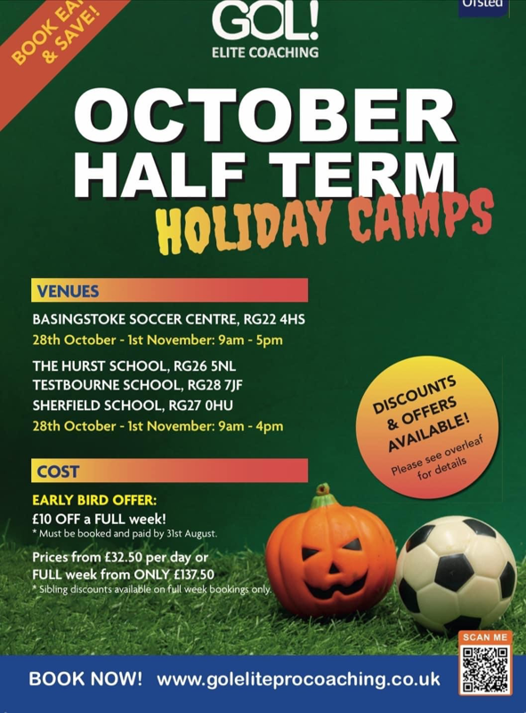 Image of GOL! October Half Term Holiday Club