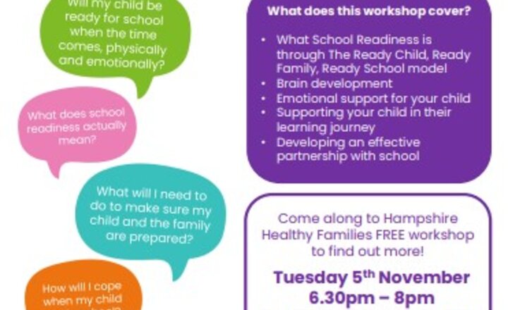 Image of Parent Ready Steady School Workshop