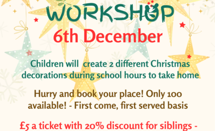 Image of GB Friends Christmas Decoration Making - all year groups